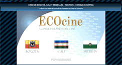 Desktop Screenshot of ecocine.net